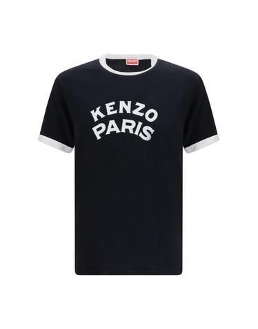 [해외직구][K68]겐조 FG65TS1644SK 99J 남성 티셔츠 민소매 탑 반팔 긴팔 Kenzo Paris Emblem slim cotton T shirt