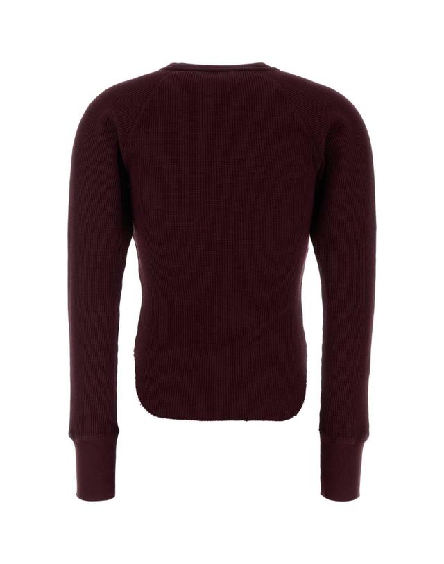 겐조 [해외직구][X45]겐조 FH52TL5004WA 23 여성 셔츠 남방 블라우스 Burgundy cotton t shirt 착용컷