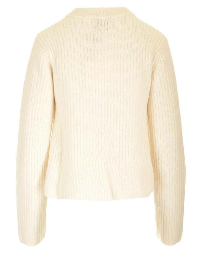 루루스튜디오 [해외직구][A94]루루 스튜디오 COSMOIVORY 여성 니트 스웨터 LOULOU STUDIO LOULOU STUDIO Cosmo Sweater 착용컷