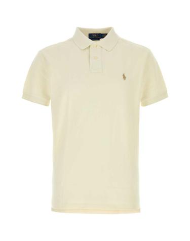 [해외직구][X45]폴로  710680784 372 남성 셔츠 남방 긴팔 반팔 Ivory piquet polo shirt