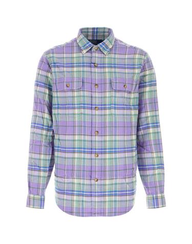 [해외직구][X45]폴로  710B19883 001 남성 셔츠 남방 긴팔 반팔 Embroidered flannel shirt