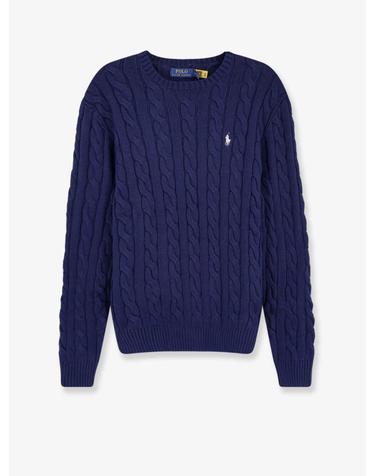 [해외직구][N85]폴로  710775885 남성 니트 스웨터 가디건 POLO RALPH LAUREN Cotton sweater with embroidered logo on the front