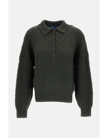 [해외직구][G95]폴로  211B17767002OLIVEUMBER 여성 니트 풀오버 스웨터 가디건 SWEATER POLO