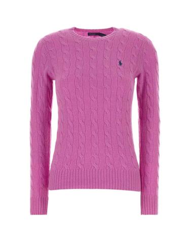 [해외직구][X45]폴로  211971865 506 여성 스웨터 니트 가디건 Fuchsia wool blend sweater