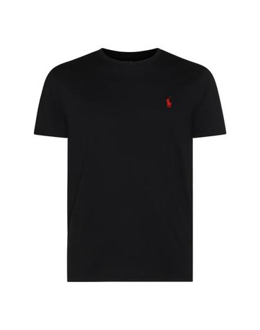 [해외직구][Q11]폴로  710680785001 남성 티셔츠 BLACK COTTON T SHIRT