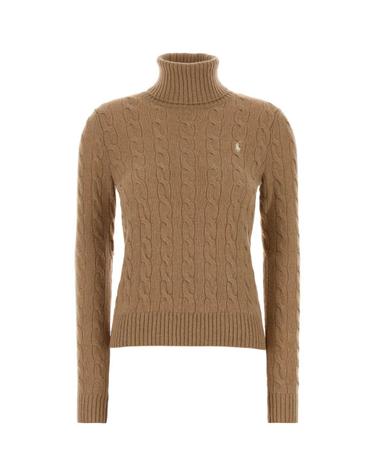 [해외직구][X45]폴로  211888686 006 여성 스웨터 니트 가디건 Camel wool blend sweater