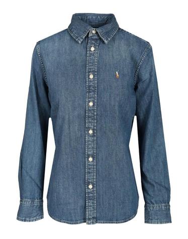 [해외직구][A94]폴로  211969458001 여성 셔츠 블라우스 POLO RALPH LAUREN POLO RALPH LAUREN Denim Shirt