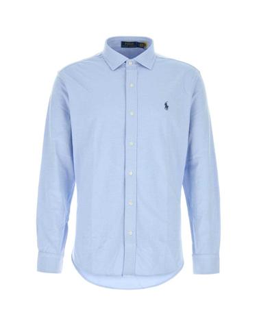 [해외직구][X45]폴로  710B26145 004 남성 셔츠 남방 긴팔 반팔 Light blue cotton blend shirt