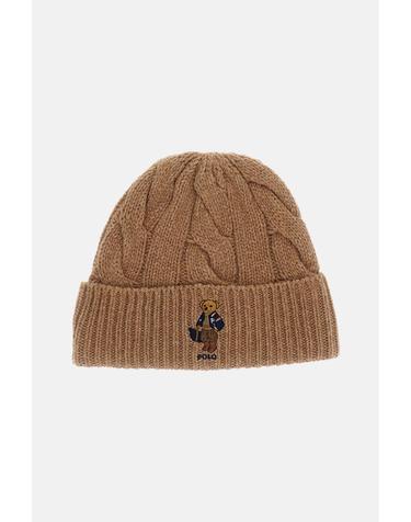 [해외직구][G95]폴로  455P18118002CLASSICCAMEL 여성 모자 스카프 주얼리 가방 POLO BEAR WOOL BLEND BEANIE