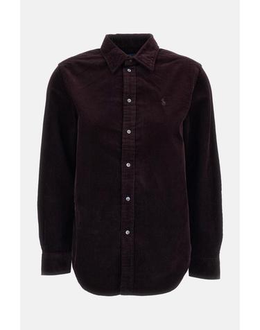 [해외직구][G95]폴로  211A93203012MIDNIGHTMERLOT 여성 셔츠 블라우스 남방 CORDUROY SHIRT
