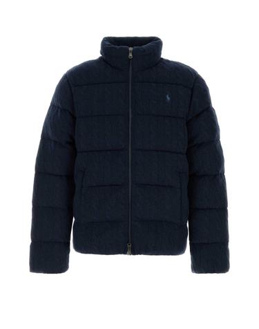 [해외직구][X45]폴로  710B26796 001 남성 블레이저 봄버 캐주얼자켓 Navy blue wool blend padded jacket