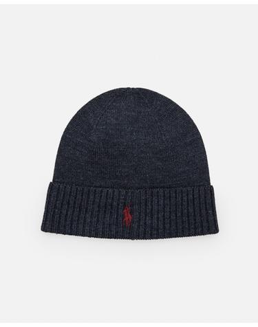 [해외직구][G95]폴로  710886137004DARKGRANITE 남성 모자 캡 버킷햇 페도라 비니 바라클라바 MERINO WOOL HAT