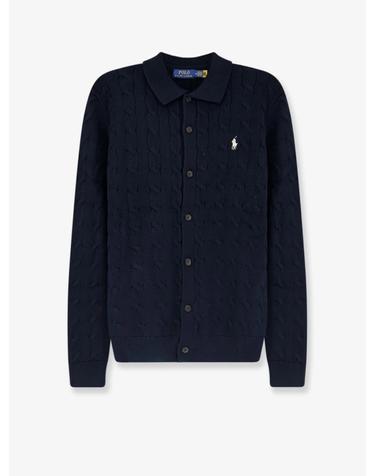 [해외직구][N85]폴로  710979114 남성 니트 스웨터 가디건 POLO RALPH LAUREN Cotton cardigan with braided knit