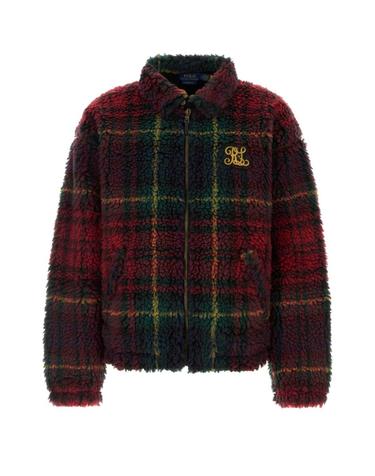 [해외직구][X45]폴로  710B28601 001 남성 블레이저 봄버 캐주얼자켓 Printed teddy fabric jacket