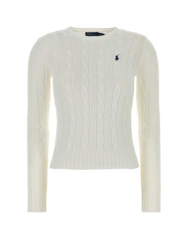 [해외직구][X45]폴로  211971869 007 여성 스웨터 니트 가디건 White cotton sweater