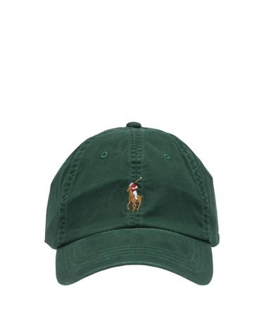 [해외직구][V90]폴로  710834737500COLLEGE GREEN 남성 모자 캡 버킷햇 Baseball cap with logo