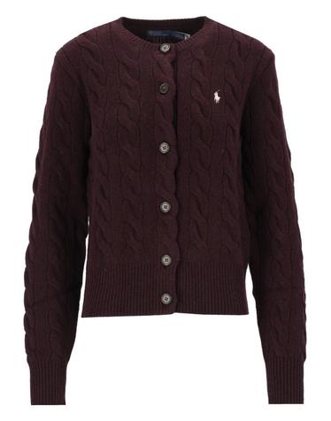 [해외직구][A94]폴로  211972104OS264C07506 여성 니트 스웨터 POLO RALPH LAUREN POLO RALPH LAUREN Wool And Cashmere Cable Knit Cardigan