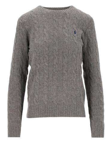 [해외직구][A94]폴로  211971865501 여성 니트 스웨터 POLO RALPH LAUREN POLO RALPH LAUREN Cable Knit Wool And Cashmere Crew Neck Sweater