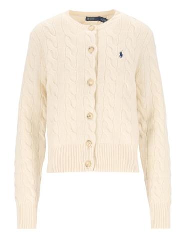 [해외직구][A94]폴로  211972104OS265C07002 여성 니트 스웨터 POLO RALPH LAUREN POLO RALPH LAUREN Wool And Cashmere Cable Knit Cardigan
