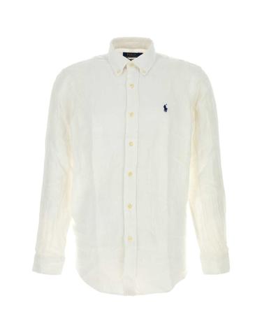 [해외직구][X45]폴로  710966294 506 남성 셔츠 남방 긴팔 반팔 White linen shirt