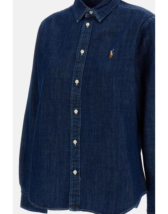 폴로 랄프로렌 [해외직구][G95]폴로 211B17137001TOFTYWASH 여성 셔츠 블라우스 남방 DENIM SHIRT 착용컷