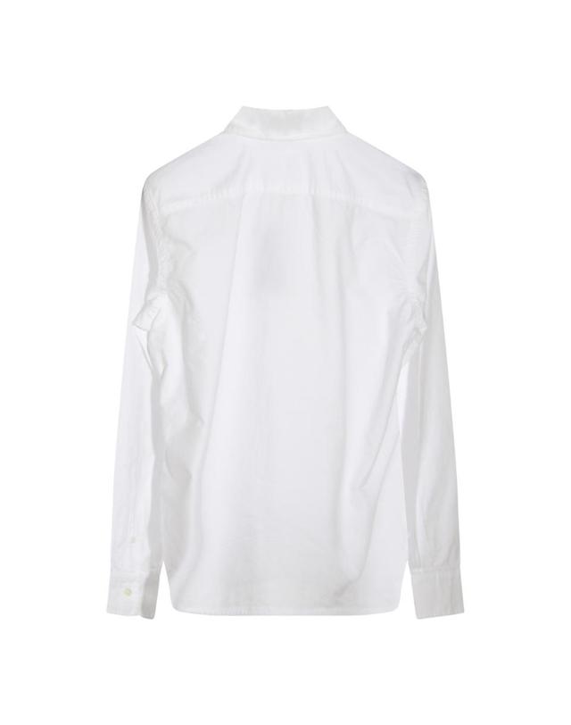 폴로 랄프로렌 [해외직구][Q11]폴로 211891377003 여성 셔츠 블라우스 WHITE COTTON SHIRT 착용컷