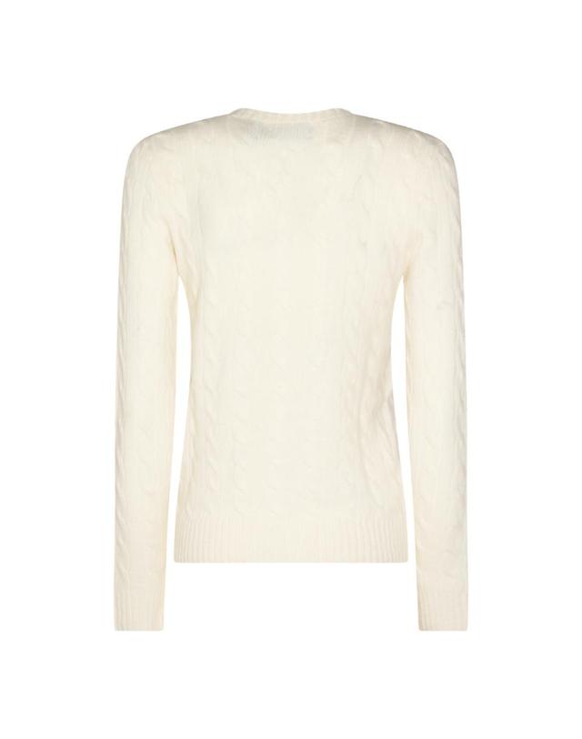 폴로 랄프로렌 [해외직구][Q11]폴로 211971865001 여성 니트 스웨터 가디건 CREAM WOOL KNITWEAR 착용컷