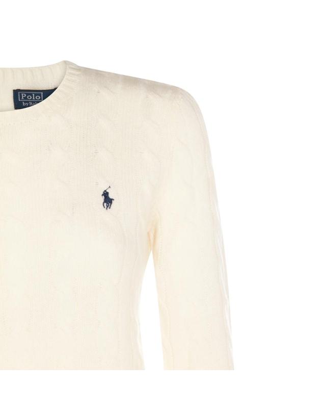 폴로 랄프로렌 [해외직구][Q11]폴로 211971865001 여성 니트 스웨터 가디건 CREAM WOOL KNITWEAR 착용컷