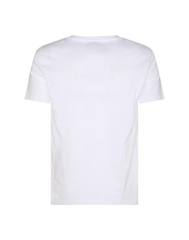 폴로 랄프로렌 [해외직구][Q11]폴로 710680785003 남성 티셔츠 WHITE COTTON T SHIRT 착용컷
