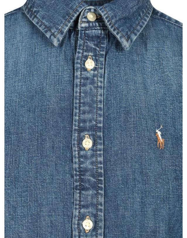 폴로 랄프로렌 [해외직구][A94]폴로 211969458001 여성 셔츠 블라우스 POLO RALPH LAUREN POLO RALPH LAUREN Denim Shirt 착용컷