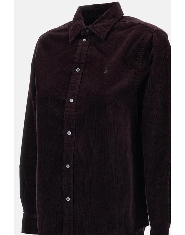 폴로 랄프로렌 [해외직구][G95]폴로 211A93203012MIDNIGHTMERLOT 여성 셔츠 블라우스 남방 CORDUROY SHIRT 착용컷