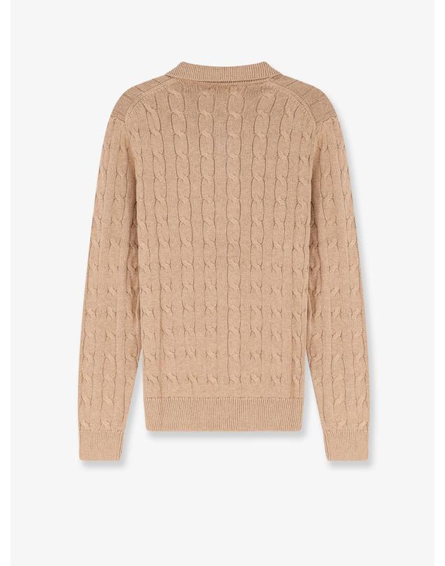 폴로 랄프로렌 [해외직구][N85]폴로 710979114 남성 니트 스웨터 가디건 POLO RALPH LAUREN Cotton cardigan with braided knit 착용컷