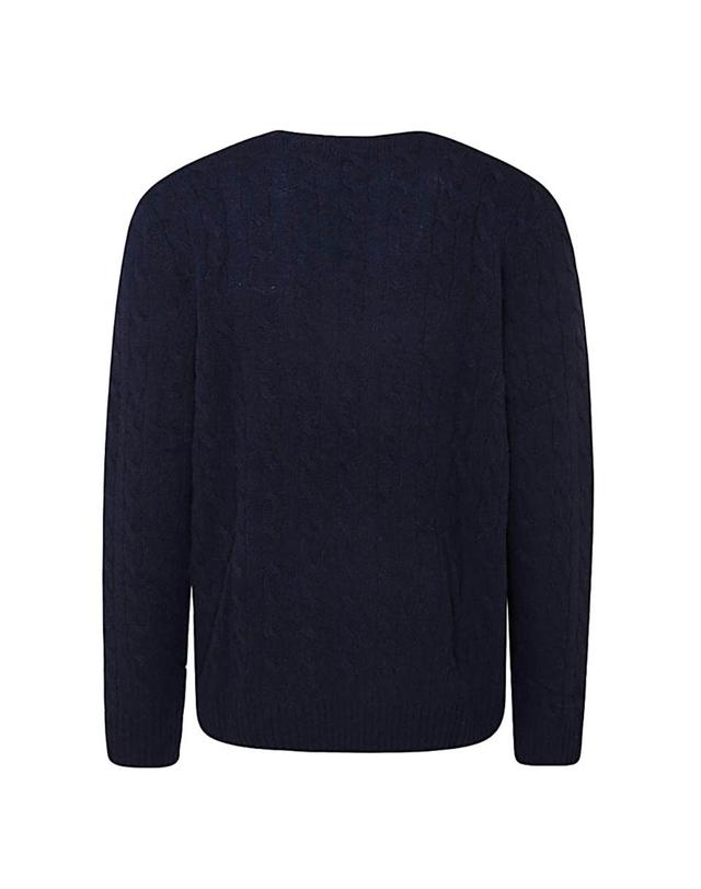 폴로 랄프로렌 [해외직구][Q11]폴로 710876762002 남성 니트 스웨터 DARK BLUE WOOL KNITWEAR 착용컷
