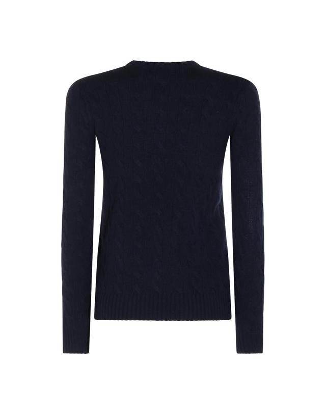 폴로 랄프로렌 [해외직구][Q11]폴로 211971865003 여성 니트 스웨터 가디건 NAVY WOOL AND CASHMERE BLEND SWEATER 착용컷
