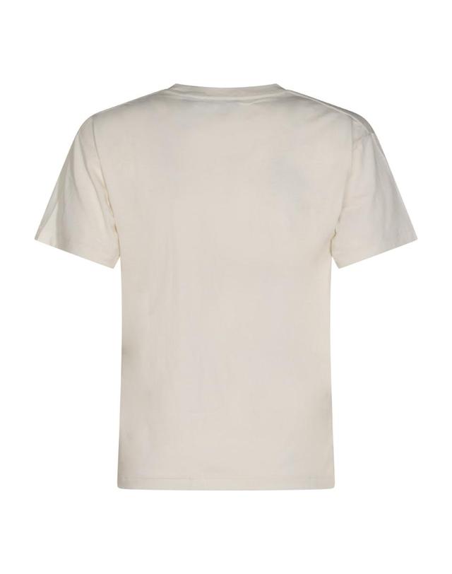 폴로 랄프로렌 [해외직구][Q11]폴로 211B17774001 여성 티셔츠 WARM WHITE COTTON T SHIRT 착용컷