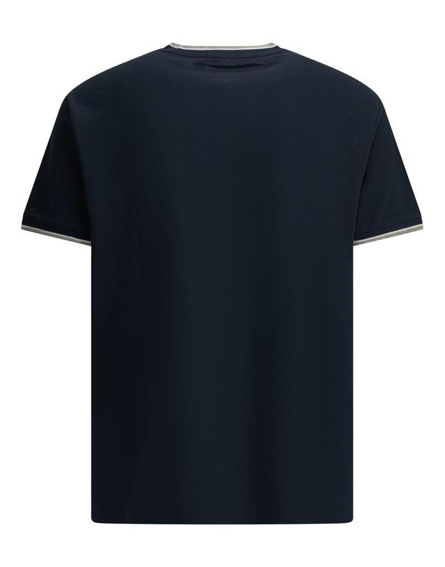폴로 랄프로렌 [해외직구][V90]폴로 710963492001NEWPORT NAVY 남성 티셔츠 긴팔 반팔 Crewneck T shirt with logo 착용컷