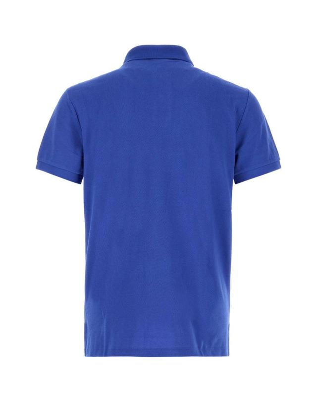 폴로 랄프로렌 [해외직구][X45]폴로 710782592 011 남성 셔츠 남방 긴팔 반팔 Blue piquet polo shirt 착용컷
