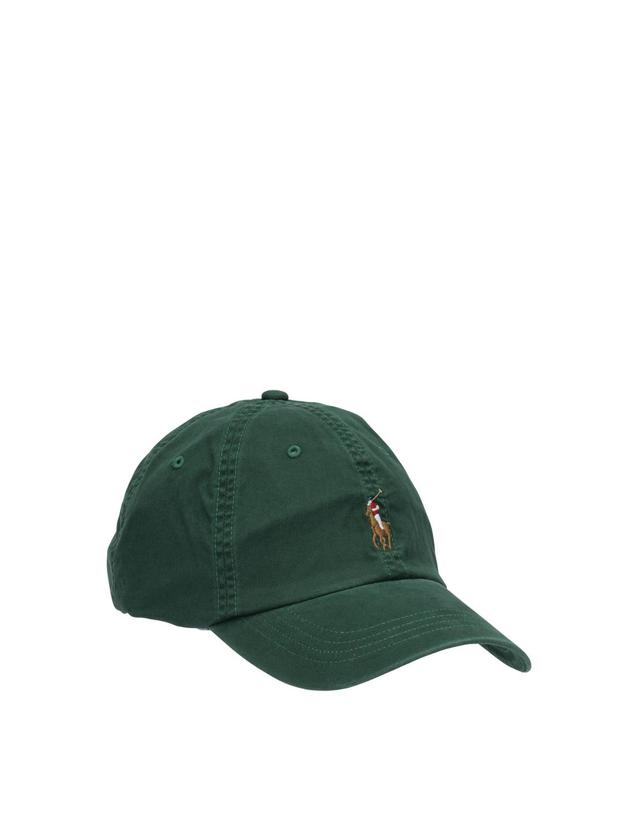 폴로 랄프로렌 [해외직구][V90]폴로 710834737500COLLEGE GREEN 남성 캡 모자 비니 버킷햇 Baseball cap with logo 착용컷