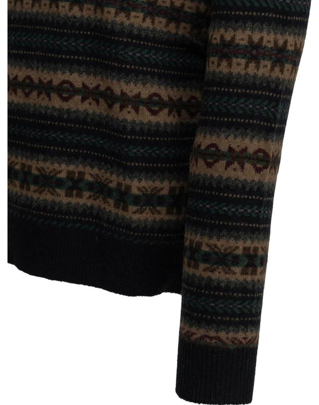 폴로 랄프로렌 [해외직구][V90]폴로 710B26783001NAVY COMBO 남성 니트 스웨터 가디건 Fair Isle Crew Neck Sweater 착용컷