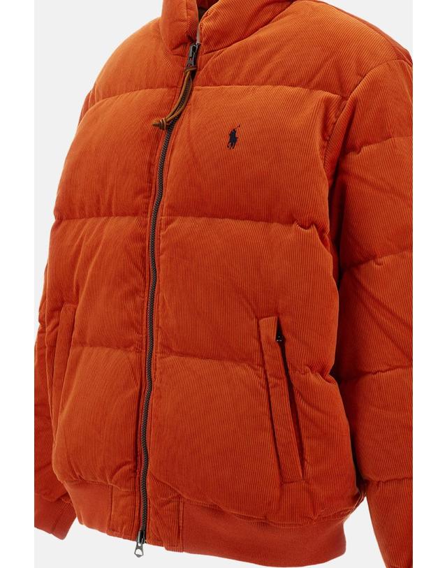 폴로 랄프로렌 [해외직구][G95]폴로 710B30162001ORANGE 남성 패딩자켓 다운자켓 다운블레이저 코드 하프코트 트렌치코트 WYOMING CORDUROY DOWN JACKET 착용컷