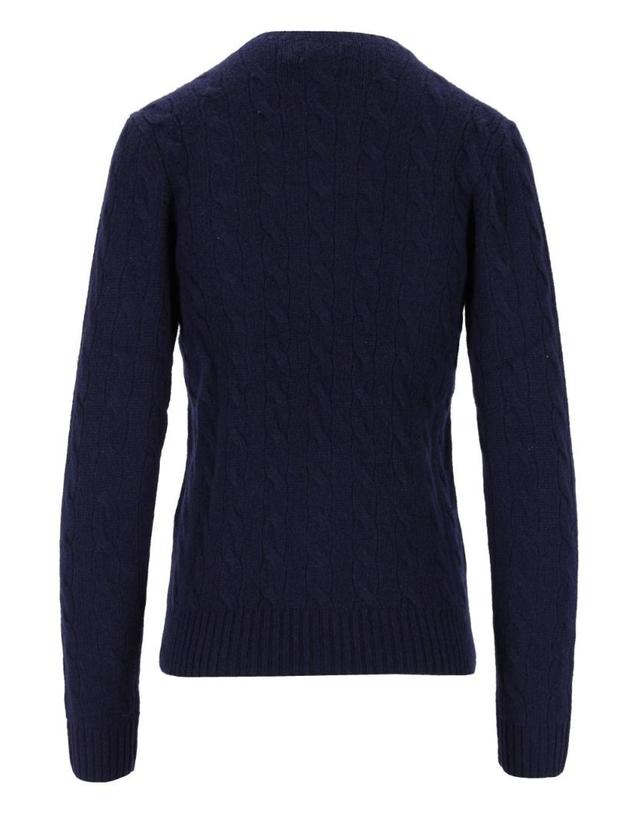 폴로 랄프로렌 [해외직구][A94]폴로 211971865003 여성 니트 스웨터 POLO RALPH LAUREN POLO RALPH LAUREN Cable Knit Wool And Cashmere Crew Neck Sweater 착용컷