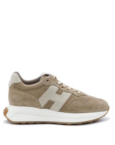[해외직구][B47]호건 HXW6410EH41VFX0R1J 여성 스니커즈 로우탑 BEIGE SUEDE H641 SNEAKERS