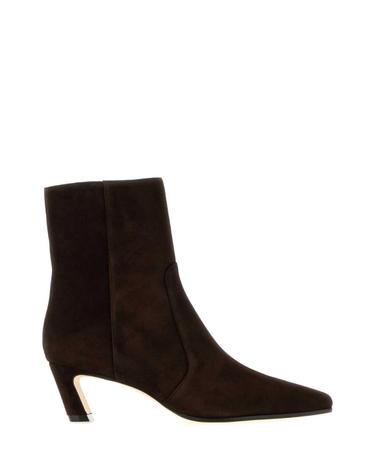 [해외직구][X45]스튜어트와이츠먼 SM498 ZCL 여성 앵클부츠 미들 롱부츠 니하이부츠 Dark brown suede ankle boots
