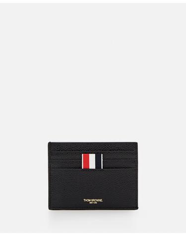 [해외직구][G95]톰브라운 MAW031L00198001 남성 지갑 반지갑 장지갑 카드지갑 머니클립 월렛 BLACK LEATHER CARDHOLDER