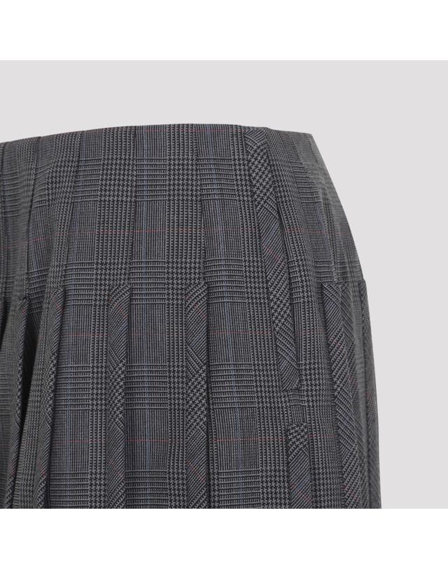 톰브라운 [해외직구][D14]톰브라운 FGR101BF1304 025 DARK GREY 여성 스커트 치마 Thom Browne Low Rise Mini Narrow Pleated Skirt 착용컷
