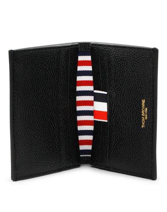 톰브라운 [해외직구][B47]톰브라운 UAW089A00198001 남성 카드지갑 카드홀더 BLACK CARD HOLDER 착용컷