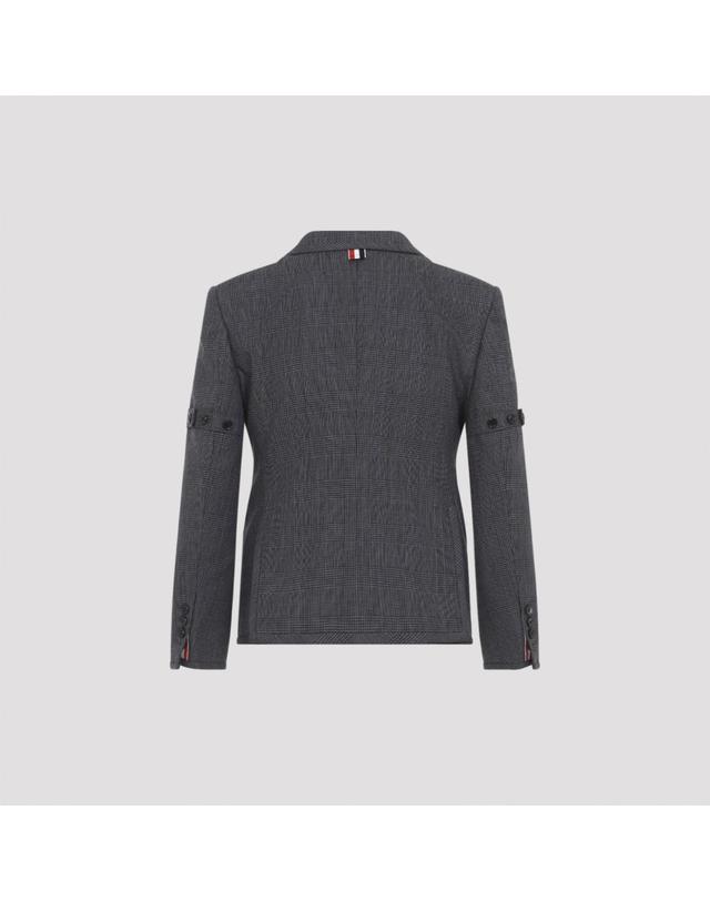 톰브라운 [해외직구][D14]톰브라운 FBC010BF1304 025 DARK GREY 여성 자켓 봄버 다운 아우터 Thom Brown Armhole Sport Coat 착용컷