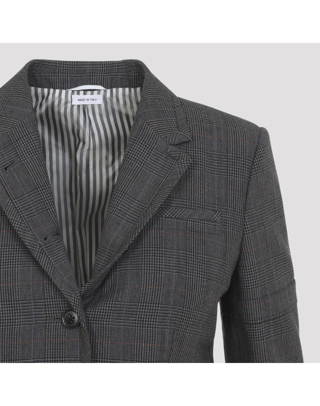 톰브라운 [해외직구][D14]톰브라운 FBC010BF1304 025 DARK GREY 여성 자켓 봄버 다운 아우터 Thom Brown Armhole Sport Coat 착용컷