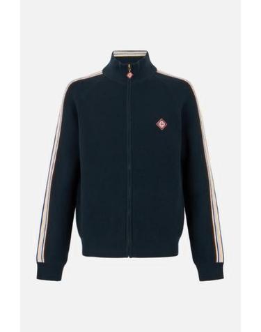[해외직구][E32]카사블랑카 MAW26KW150901 남성 니트 스웨터 CASABLANCA full zip cardigan in cotton and wool blend