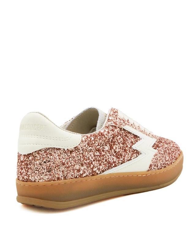 모아컨셉트 [해외직구][S27]MOACONCEPT MG702CO1 여성 로우탑 하이탑 슬립온 스니커즈 신발 구두 운동화 CHAMPAGNE LEATHER CLUB SNEAKERS 착용컷
